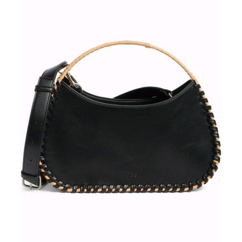 BCBG Wicker Whipstitch Tote Bag